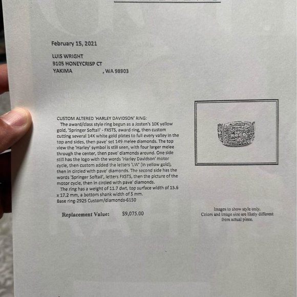 Harley Davidson ring - Picture 4 of 4